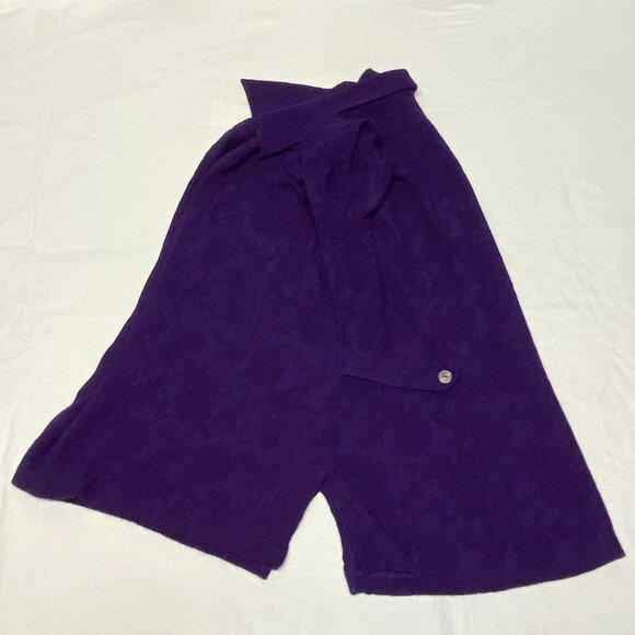 Karin Stevens Vintage Crinkle Sheath Tank Maxi Dress Short Sleeve Button Jacket - Picture 11 of 13